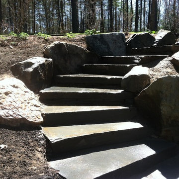 Irregular Bluestone Steps