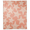 Starfish Coral 50x60 Throw Blanket