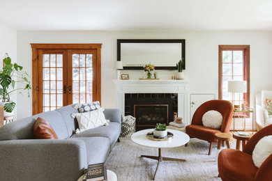 Inspiration for a living room remodel in Portland