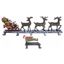 Traditional Christmas Stockings And Holders by Lulu Decor, Inc.