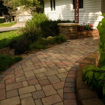 Eliminating Entry Steps by Using Pavers on a Gentle Slope