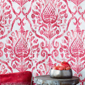 Argos Rose Damask Wallpaper