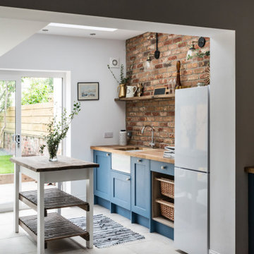 Rustic Open Plan Kitchen Diner