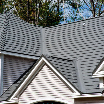 Metal Roofing - Oxford Metal Shingle in Shake Gray House 6
