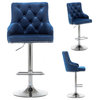 BTEXPERT Premium Dining Chair 25"- 33.5" Adjustable High Back BarStool Set of 2
