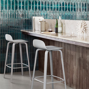 コペンハーゲンの北欧スタイルのおしゃれなホームバーの写真