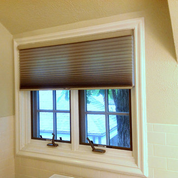 Grey Cordless Honeycomb Shade