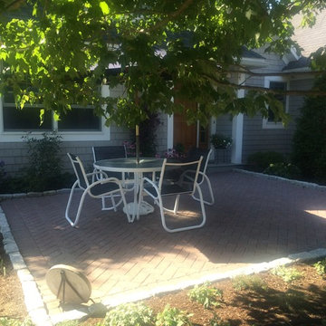 Out Door Living - Paver and Granite Cobblestone Patio