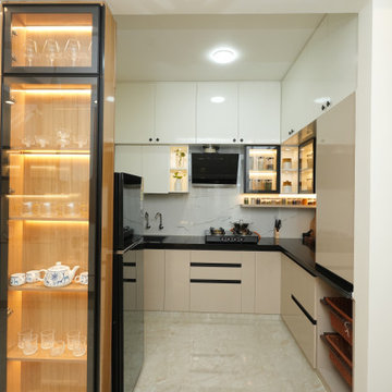 SHIVAGANGA AR PRAKRUTHI | Modular Kitchen with Modern Design Elements