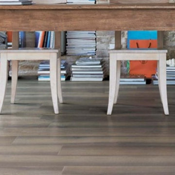 Florim USA Stained Wood Brown Porcelain Wood Look Tile