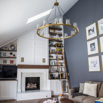 Midcentury Inspired Family Room