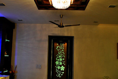 Dining room - contemporary dining room idea in Delhi