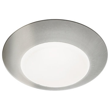 WAC Disc 4" LED Flush Mount 3000K Soft White, Brushed Nickel