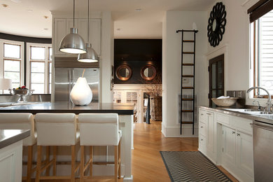 Inspiration for a victorian kitchen remodel in Other