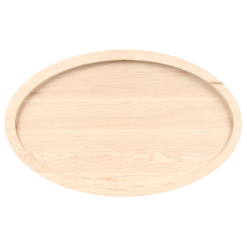 BigWood Boards Oval Maple Trencher Board