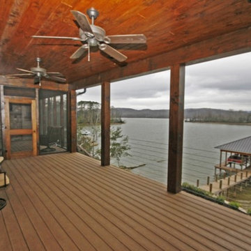 Lake Home with Timber Frame Components