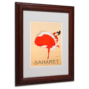 'Saharet' Matted Framed Canvas Art by Vintage Apple Collection
