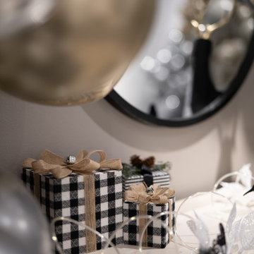 Holiday Photo Room Set Up