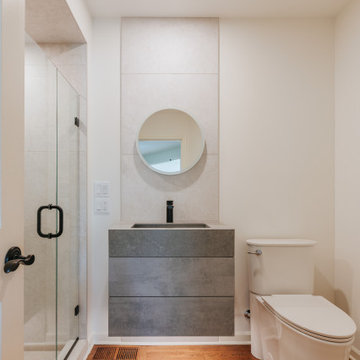 Lake Oswego Dual Modern Bathroom Remodel