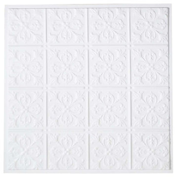 Ceiling Tiles White Polymer 23 3/4" sq |
