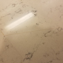 My Cracked Silestone Counter Top after 20 months.....