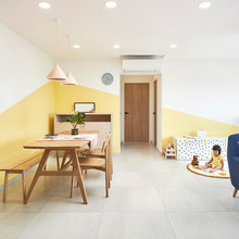Houzz Tour: Family Focus Creates a Sunny Yellow Home
