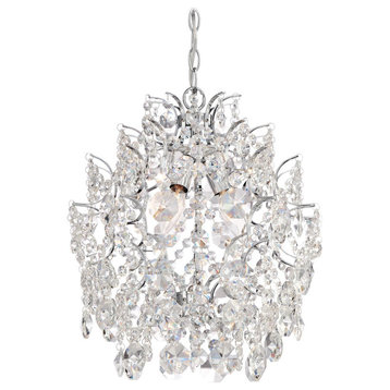 Minka Lavery 3150-77 Isabella's Crown 14"W 3 Light Crystal - Chrome