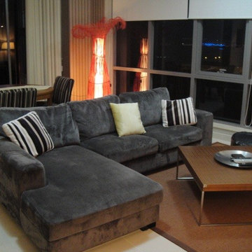 Modern decor for a rental home in Downtown