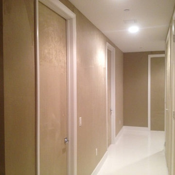 ACUALINA SUEDE WALL-COVERING INSTALLATION