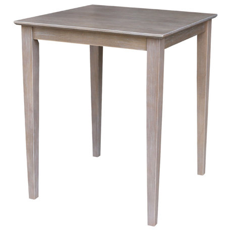 Solid Wood Top Table - Counter Height