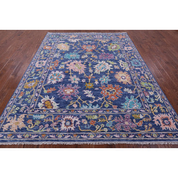 Turkish Oushak Hand-Knotted Wool Rug 8' 2" X 10' 0" - Q15694