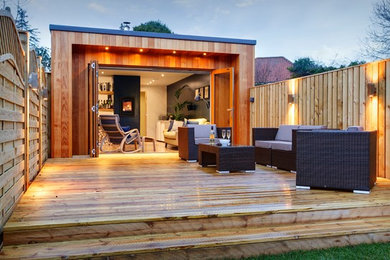 Photo of a small contemporary deck in Other.