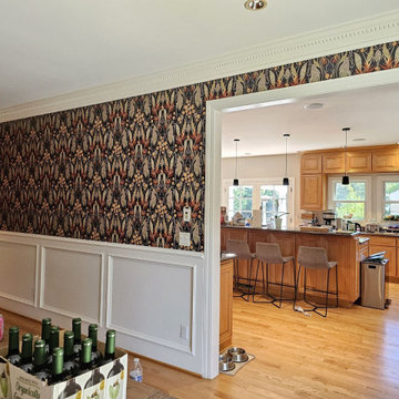 Dining Room wallpaper installation Roseville, CA