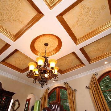 Coffered Ceiling Art