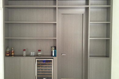 Modern Custom Made Bookcase Unit- Aventura, FL-