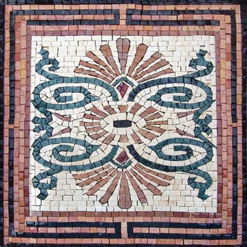 Mosaic Art Work, Hera, 12"x12"