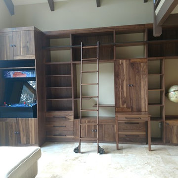 Custom Walnut Built In - Fairfax Station