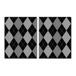 Ready2HangArt - Geometric Study XVI Canvas Wall Art, 2-Piece Set - Prints And Posters