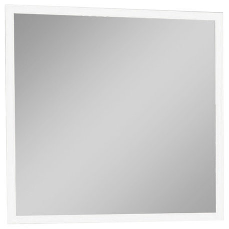 IB MIRROR Dimmable Backlit Bathroom Mirror Rectangle 36"x36", 6000K