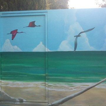 trompe l'oei/fresque muralel