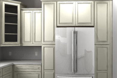 Elegant kitchen photo in Atlanta