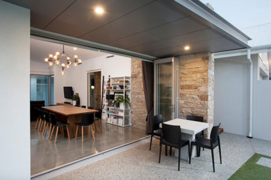 Modern dining room in Sydney.