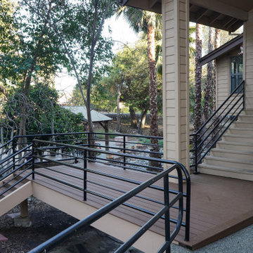 Burned Deck Rebuild with Trex Decking – Carmichael, CA
