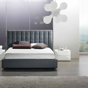 Modern Upholstered Bed Bingo by SPAR, Italy - Bedroom Sets
