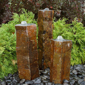 Triple Polished Tops Basalt Fountain Kit