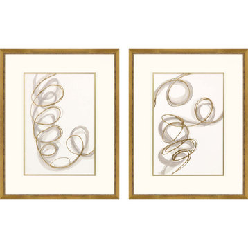 Radiant Spiral I, 2-Piece Set Framed Art