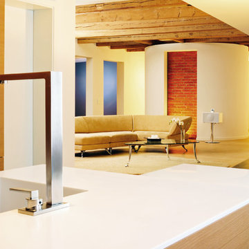 Der offene Blick ins Wohnzimmer