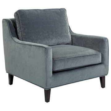 Dulcie Upholster Grey Armchair, Granite
