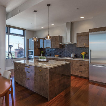 Kitchen Overlooking the City