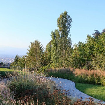 Un giardino collinare in stile Dutch Wave